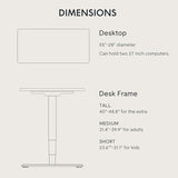 FLEXISPOT E6 3-Stage Dual Motor Electric Standing Desk 55 x 28 Sit Stand Up Desk