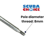 Scuba Choice Spearfishing 3ft Aluminum Pole Spear Hawaiian Sling with Lionfish Tip Scuba Choice