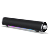 aowoka Computer Speakers, USB Powered PC Speakers, Hi-Fi Stereo Computer Sound Bar with Bluetooth & 3.5mm Aux