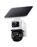eufy Security eufyCam S4, 4K Solar Camera, 3-Lens PTZ, 360° Coverage
