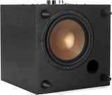Klipsch Reference Home Theater Speaker Bundle – Includes (4) R-41M Bookshelf Speakers, (1) R-52C Center Channel, and (1) R-80SWi 8" Wireless Subwoofer for Immersive Surround Sound