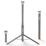 Telescopic Camping Light Collapsible 800 Lumens IP65 Waterproof Smart Remote Magnetic Base USB Rechargeable Battery Adjustable Height for Outdoor Adventure Hiking Emergency Lighting
