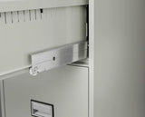 PHOENIX SAFE Vertical Fireproof File Cabinet 25" Letter 2-Drawer