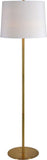Renwil LPF3066 One Light Floor Lamp, Antique Brass