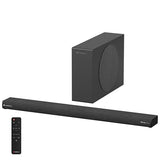 Audiosource 2.1 Soundbar, Wireless Subwoofer w/Dolby Atmos, Bluetooth Streaming for Smart TV and Multi-Devices, Compact Design, 240W Max Output, Remote Control Included, AS201