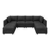HONBAY Modular Sectional Sofa Couch with Storage, Modern U Shaped Sectional Sofa