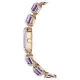 Swarovski Watch, Octagon Cut Bracelet, Purple, Champagne Gold-Tone Finish