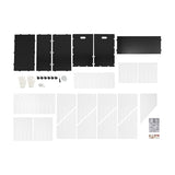 Blue Print Storage Organizer with Wheels, 50 Slots Mobile Blueprint Storage Rack Cart