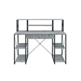 47" Home Office Desk with 8 Compartments, Computer Study Desk for Home
