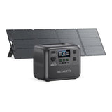 BLUETTI AC70 Solar Generator with 200W Solar Panel (Ships Separately), 768Wh Portable Power Station with 2 1000W (Power Lifting 2000W) AC Outlets, 0-80% in 45 Min, LFP Backup Power for Camping, Travel