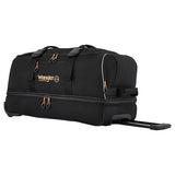 ATG Compass Rolling Travel Duffel Bag, Rich Black, 22-Inch