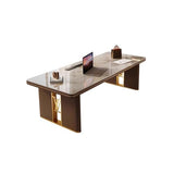 BGGJJ Computer Desk Rock Board Desk CEO Office Boss Desk