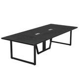 Tribesigns 8FT Conference Table Set of 2, Large Meeting Podcast Table