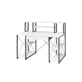 47" Home Office Desk with 8 Compartments, Computer Study Desk for Home