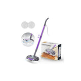 Scrubbing Steam Mop with Rotating Pads,All-in-One Spin Steam Cleaner for Floor Cleaning,Large Tank,23FT Cord, LED Headlights,Reusable Pads & Self-Standing,Safe for Hard Floor/Laminate/Marble (Violet)