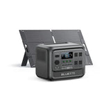 BLUETTI Elite 100 V2 Solar Generator with 100W Solar Panel (Ships Separately), 1024Wh Portable Power Station w/ 4 1800W AC Outlets, 35% Smaller, Ideal for Camping, Emergencies, Backup Power