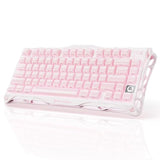 GravaStar Mercury K1 75% Pink Wireless Keyboard, Aluminum Alloy Exoskeleton Design Mechanical Gaming Keyboard