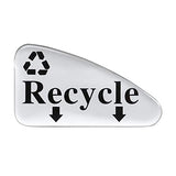Safco Trash Can Recycling Bin Combo, 30 Gallon Indoor Kitchen Use