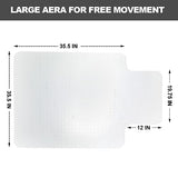 Chair Mat for Carpet- Low Pile (1/4" Thick) Carpet Protector for Office Gaming Computer Desk Chair