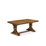 Luxe by East West Furniture NEFL9-AWA-04 - 9-piece kitchen set consists of a dinner table