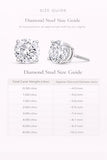 The Diamond Channel CERTIFIED 1 to 12 Carat LAB GROWN Solitaire Diamond Stud Earrings Round Cut 4 Prong Screw Back (F-G Color, VS1-VS2 Eye Clean Clarity)