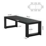 Tribesigns 7 ft Conference Table for 6 to 8 People, Modern Rectangle Meeting Room Desk for Boardroom