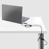 StarTech.com Nano Laptop Cable Lock, 6.6ft (2m), Anti-Theft Keyed Lock, Security Cable Locks Nano Slot Notebooks