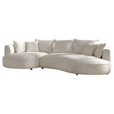 L-Shape Modern Sectional Luxury Upholstery 5-Seat Sofa for Apartment (Left-Facing