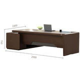 LSIGHTUS Extra Large L-Shaped Executive Desk