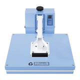 Fast Heating, Industrial Quality with Adjustable Pressure Industrial Digital Heat Press Machine Sublimation for T-Shirt, Light Blue