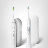 Philips Sonicare ProtectiveClean 6100 Rechargeable Electric Toothbrush, with Pressure Sensor, 3 Cleaning Modes, SmarTimer and QuadPacer, 14-Day Battery Life, Travel Case, White, Model HX6877/21