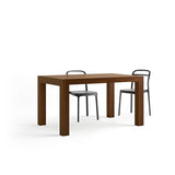 Mobili Fiver, Iacopo Extendable Dining Table, 55.1(86.6) x35.4 in, Walnut
