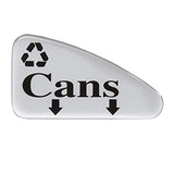 Safco Trash Can Recycling Bin Combo, 30 Gallon Indoor Kitchen Use
