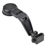 UAYESOK Adjustable Walkie-talkie Car Mount, Speaker Mic Vehicle Holder (Vacuum Suction Cup, Windshield Dashboard Mounting) For HT, 2 way radio, Scanner