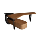 zhongxlla Standing Desk, Modern Ash Wood Executive Office Desk