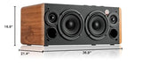 Integrated Desktop Computer Speakers with Bluetooth 5.0, Wireless Stereo Tabletop Speaker 70 Watts RMS with Subwoofer Line Out