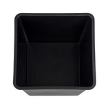 35 Gallon Square Commercial Trash Can, Heavy-Duty Plastic Waste Bin for Home