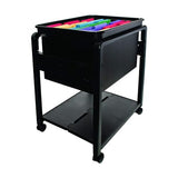 HomeStock Letter/Legal Rolling File Cart (18.5" L x 14.5" W x 21.75" H), Black, Lightweight