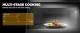 BLACK+DECKER Over the Range Microwave Oven, 1.7 Cu.Ft, 1000W | Stainless Steel