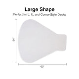 Carpet Chair Mat, Medium-Pile, Clear