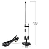 UAYESOK Magnetic Mobile Antenna Signal Boost, Upgrade for HT, 2m/70cm & GMRS Ham Radio Car Antenna PL259 for Baofeng UV-5R AR-5RM UV-82 UV-5G Retevis RT95 MA1 RT29 RA86 BTECH AnyTone QYT TYT Midland