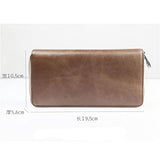 Multi-function Car Key Case Men's Multi-card Mobile Phone Card Wallet All-in- Long Leather Large-capacity Clutch