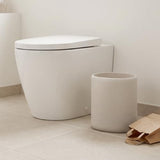 Haocoott Bathroom Trash Can, 1.6 Gallon Small Trash Can Cabinet, Simple Stone