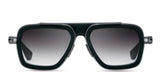 Dita LXN-EVO DT DTS403 A-05 Matte Black/Black Iron Metal Navigator Sunglasses Grey Gradient Lens