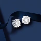 Lab-Grown Diamond Solitaire Stud Earrings