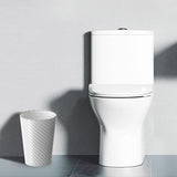 Lysam Bathroom Trash Can, 8 Pack 1.8 Gallons Small Trash Can with Trash Bags