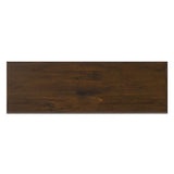 SIMPLIHOME Burlington 54" Wide Solid Wood TV Stand in Mahogany Brown