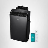 Midea Duo 14,000 BTU (12,000 BTU SACC) High Efficiency Inverter, Ultra Quiet Portable Air Conditioner, Cools up to 550 Sq. Ft., Works with Alexa/Google Assistant, Includes Remote Control & Window Kit