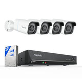 REOLINK 8CH 8MP/4K Security Bullet Camera System with 2TB HDD RLK8-800B4