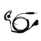UAYESOK Waterproof Radio Earpiece with Mic PTT Screw Thread Headset for Yaesu VX-6 VX-6R VX-7R VX-170 FT-270 HT Standard Horizon HX400 HX750S HX870 HX890 Handheld Marine Transceiver